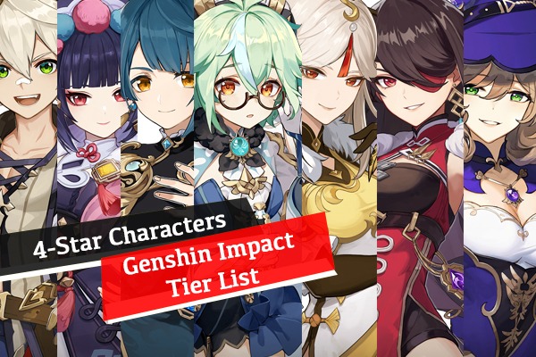 Genshin Impact 4-Star Characters Tier List