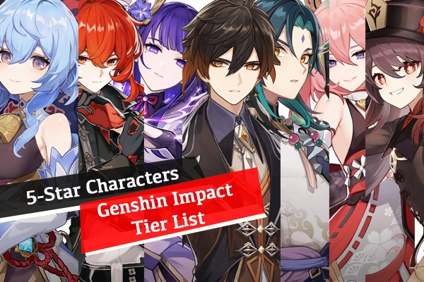 genshin impact 5 star character tier list